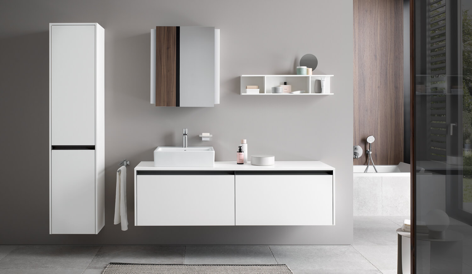 Bathroom vanity units